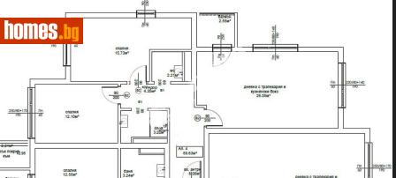 Тристаен, 102m² - Апартамент за продажба - 117845037