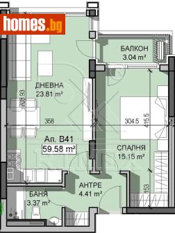 Двустаен, 68m² - Апартамент за продажба - 117858810