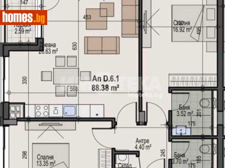 Тристаен, 100m² - Апартамент за продажба - 117862044