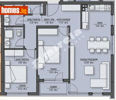 Тристаен, 119m² - Апартамент за продажба - 117875636