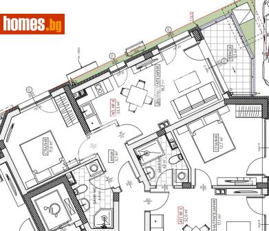 Двустаен, 63m² - Апартамент за продажба - 117888684