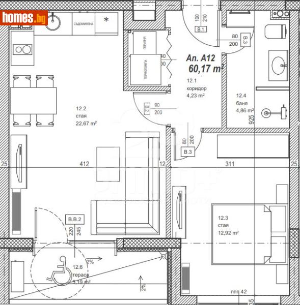 Двустаен, 70m² -  Банкя, София - Апартамент за продажба - Примо Плюс - 117890331