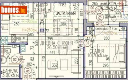 Двустаен, 62m² - Апартамент за продажба - 117899546