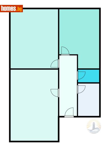 Тристаен, 72m² - Жк. Меден Рудник, Бургас - Апартамент за продажба - Рeалина Бургас - 117913637