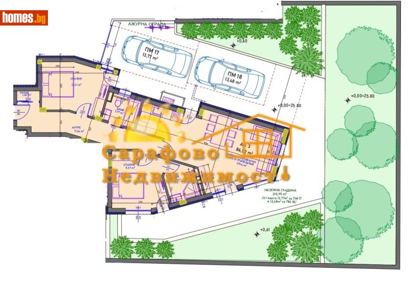 Тристаен, 316m² -  Сарафово, Бургас - Апартамент за продажба - Сарафово Недвижимост - 117917327