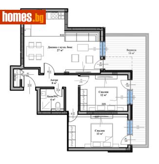 Тристаен, 105m² - Апартамент за продажба - 117918032
