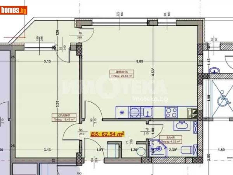 Двустаен, 74m² - Варна, Варна - Апартамент за продажба - ИМОТЕКА АД - 117964176