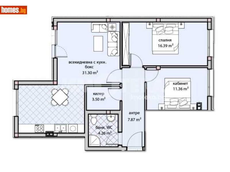 Тристаен, 109m² - Варна, Варна - Апартамент за продажба - ИМОТЕКА АД - 117964177