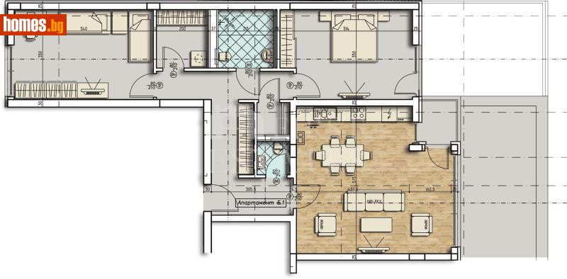 Тристаен, 140m² - Жк. Стрелбище, София - Апартамент за продажба - Фърст Естейтс  - 117967465