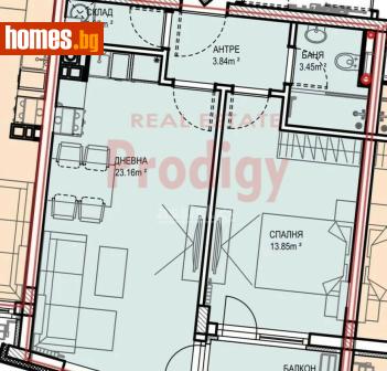 Двустаен, 71m² - Апартамент за продажба - 117969975