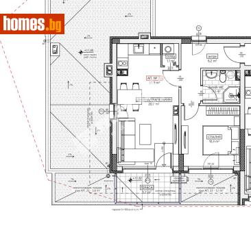 Двустаен, 82m² - Апартамент за продажба - 117980806