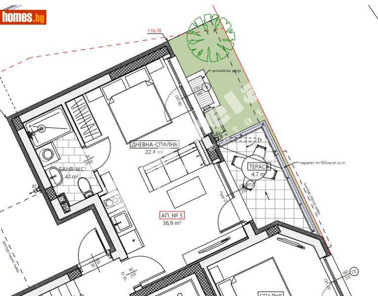 Едностаен, 43m² - Гр.Обзор, Несебър - Апартамент за продажба - МИРЕЛА - 117980860