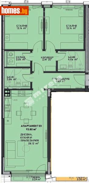 Тристаен, 112m² - София, София - град - Апартамент за продажба - МИРЕЛА - 117980940