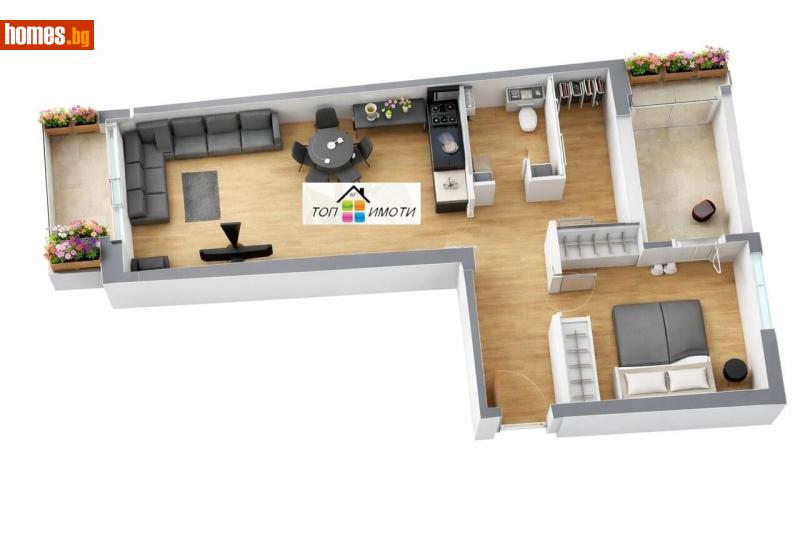 Двустаен, 81m² -  Център, Пловдив - Апартамент за продажба - ТОП ИМОТИ БГ - 117987546