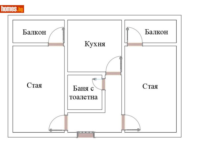 Двустаен, 61m² - Жк. Борово, София - Апартамент за продажба - Абела - 117990338