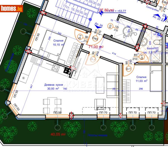 Тристаен, 131m² -  ЗК Тракия, Варна - Апартамент за продажба - ЖИВЕНА Недвижими Имоти - 117993163