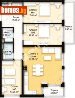 Четиристаен, 165m² - Апартамент за продажба - 117997475