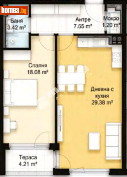 Двустаен, 87m² - Кв. Манастирски Ливади, София - Апартамент за продажба - МИРЕЛА - 117997476