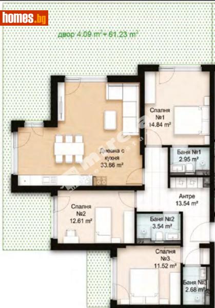 Четиристаен, 134m² - Кв. Манастирски Ливади, София - Апартамент за продажба - МИРЕЛА - 117997477