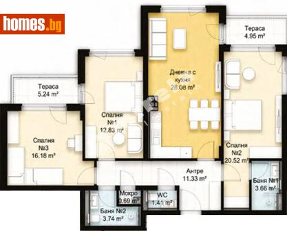 Четиристаен, 163m² - Апартамент за продажба - 117997479