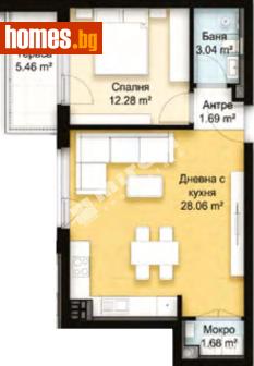 Двустаен, 72m² - Апартамент за продажба - 117997492