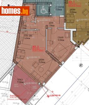 Двустаен, 95m² - Апартамент за продажба - 118000691