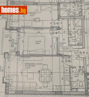 Тристаен, 95m² - Апартамент за продажба - 118015257