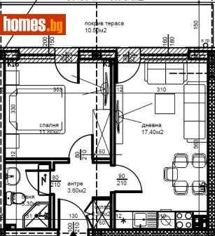 Двустаен, 60m² - Апартамент за продажба - 118029718