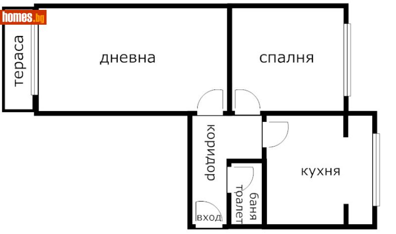 Двустаен, 64m² -  Боян Българанов 2, Шумен - Апартамент за продажба - Адрес недвижими имоти - кантора Шумен - 118029770