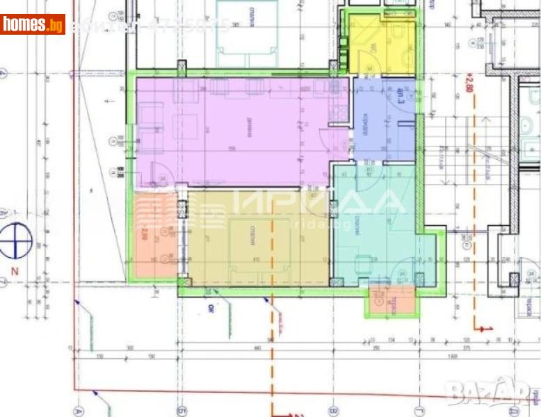 Тристаен, 68m² -  Център, София - Апартамент за продажба - Ирида - 118030119