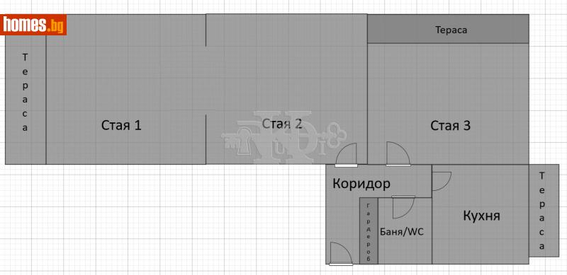 Тристаен, 90m² - Жк. Трошево, Варна - Апартамент за продажба - Руди Кей - 118038622