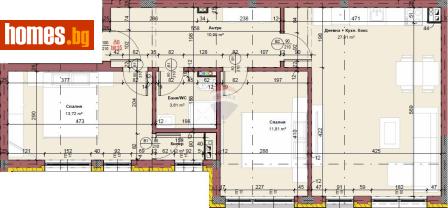 Тристаен, 104m² - Апартамент за продажба - 118043361