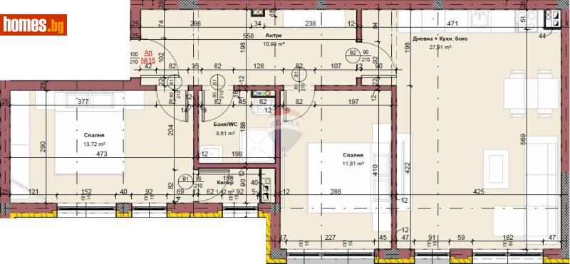 Тристаен, 104m² - Кв. Виница, Варна - Апартамент за продажба - RE/MAX Partners - 118043361
