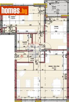 Тристаен, 120m² - Апартамент за продажба - 118043367