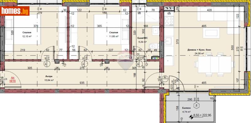 Тристаен, 107m² - Кв. Виница, Варна - Апартамент за продажба - RE/MAX Partners - 118043379