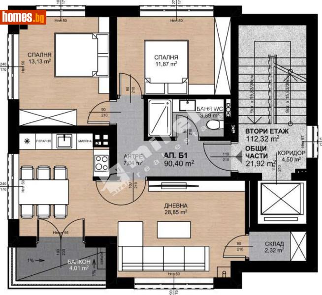 Тристаен, 121m² - Жк. Овча Купел, София - Апартамент за продажба - МИРЕЛА - 118045376