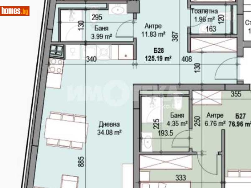 Тристаен, 125m² - София, София - град - Апартамент за продажба - ИМОТЕКА АД - 118045525
