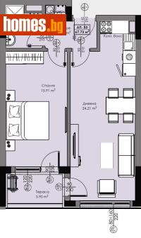 Двустаен, 68m² - Апартамент за продажба - 118064559
