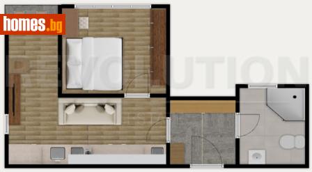 Двустаен, 59m² - Апартамент за продажба - 118065885