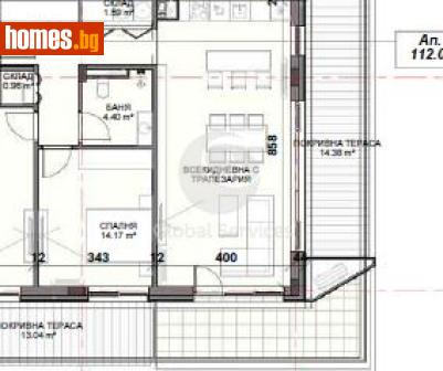 Тристаен, 117m² - Апартамент за продажба - 118078387