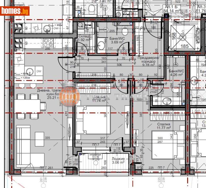 Тристаен, 99m² - Жк. Младост 4, София - Апартамент за продажба - Тера Тиара - 118078782