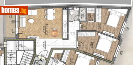 Тристаен, 97m² - Апартамент за продажба - 118078795