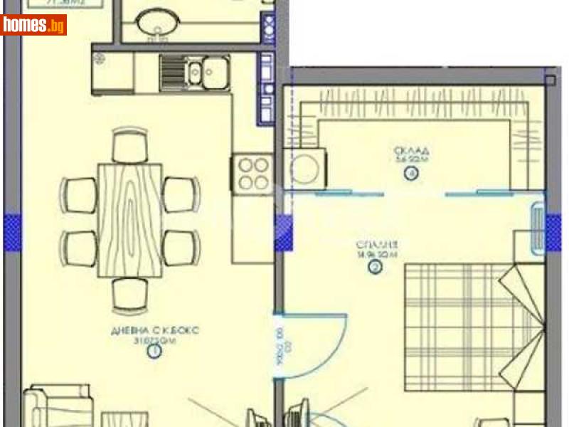 Двустаен, 81m² - София, София - град - Апартамент за продажба - ИМОТЕКА АД - 118081579