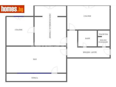Тристаен, 80m² - Апартамент за продажба - 118081631