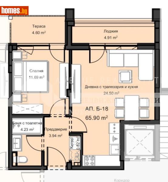 Двустаен, 73m² - Кв. Остромила, Пловдив - Апартамент за продажба - Avenue Real Estate - 118088865