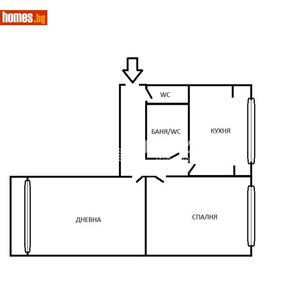 Двустаен, 66m² - Жк. Красна Поляна, София - Апартамент за продажба - Ирида - 118089190