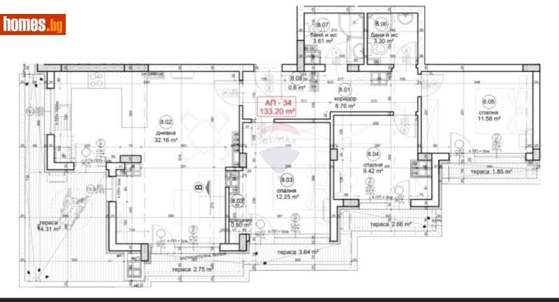 Четиристаен, 150m² - Жк. Левски, Варна - Апартамент за продажба - RE/MAX Partners - 118096833