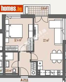 Двустаен, 64m² - Апартамент за продажба - 118098655