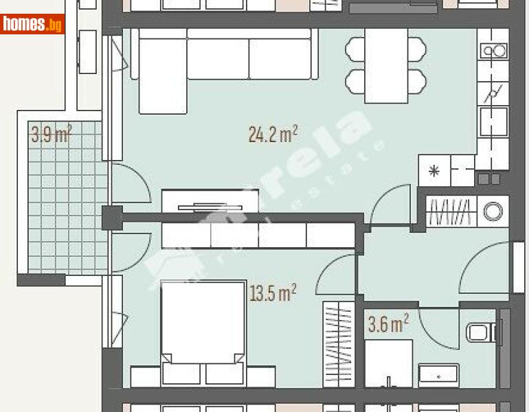 Двустаен, 68m² - Жк. Левски Г, София - Апартамент за продажба - МИРЕЛА - 118098661