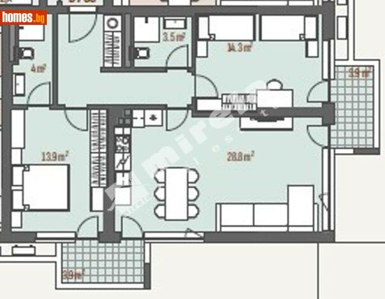 Тристаен, 115m² - Жк. Левски Г, София - Апартамент за продажба - МИРЕЛА - 118098746